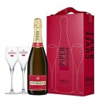 Piper Heidsieck Cuvee Rose 0.75l pohárral