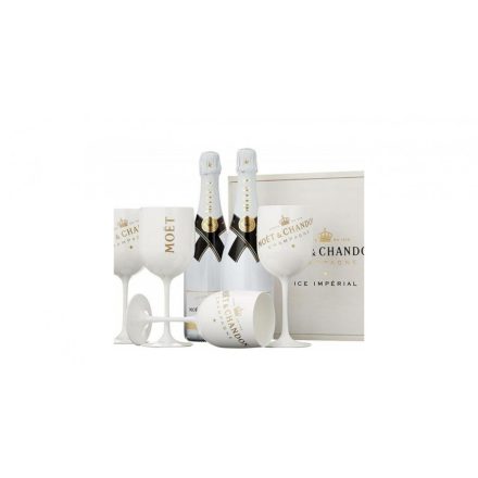 Moet & Chandon Ice Imperial Champagne (2x0,75l) + 4pohár) 12%