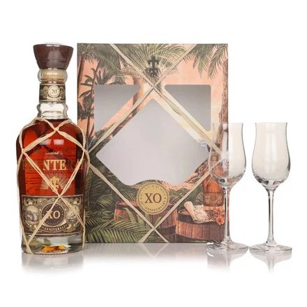 Planteray XO 20 éves Anniversary rum +2 tulipán pohár 0.7l 40%