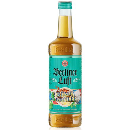 Berliner Luft Créme Brulée der Frischer Pfefferminzlikör 18% 0.7l