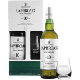 Laphroaig 10 Years Scotch Whisky 40% 0.7l + pohár