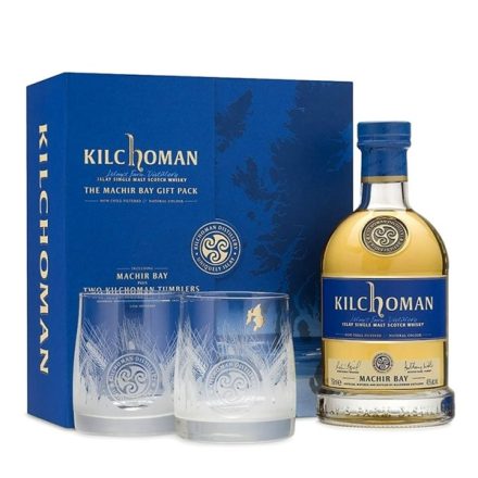 Kilchoman Machir Bay 46% 0.7l Díszdoboz+2pohár