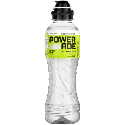Powerade Hydro Active citrom-limeízű, cukormentes ital 0.5l Drs
