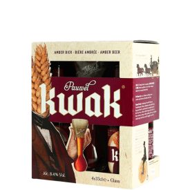 Pauwel  Kwak 4*0.33l+pohár 8.4%