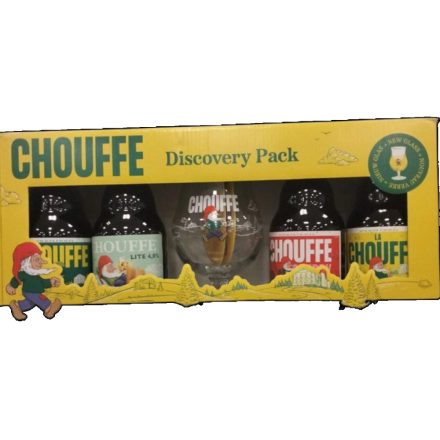 La Chouffe 4*0,33L ajándékcsomag 1.32l  Drs