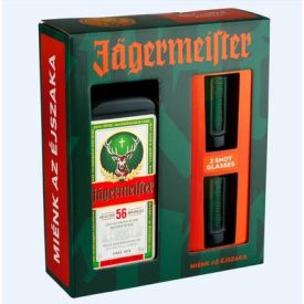 Jagermeister 0.7L 35% +2 shot pohár Drs