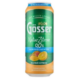 Gösser NaturZitrone Mangó-Citrom 0.0% 0.5l