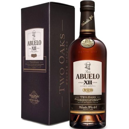 Abuelo 12 éves Two Oaks rum 0.7l 40% Drs