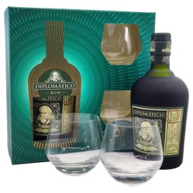   Diplomático Exclusiva Rum + 2 Old Fashioned pohár 40% 0.7l dd/drs