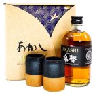 Akashi Meisei whisky DD+2 pohár 0.5L 40% Drs