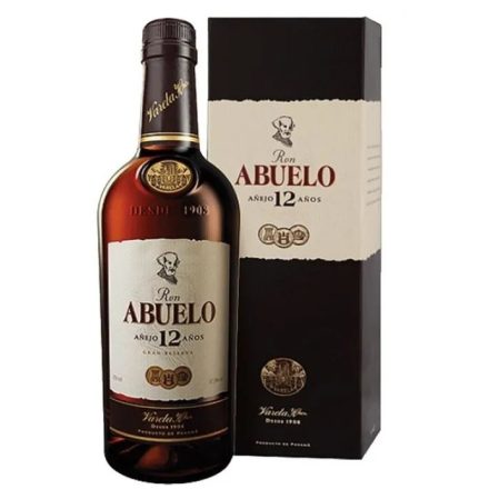 Abuelo 12 éves rum 0.7l 40% Drs
