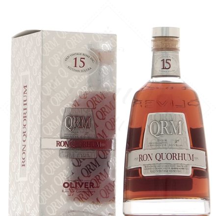 Ron Quorhum 15 Sistema Solera rum 40% 0.7l  dd