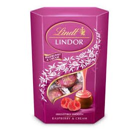 Lindor Rasberry & Cream golyó 200g