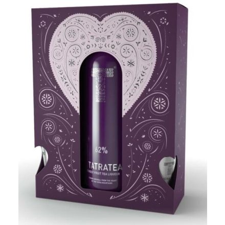 Tatratea 62% 0.7l díszdoboz + 2 pohár